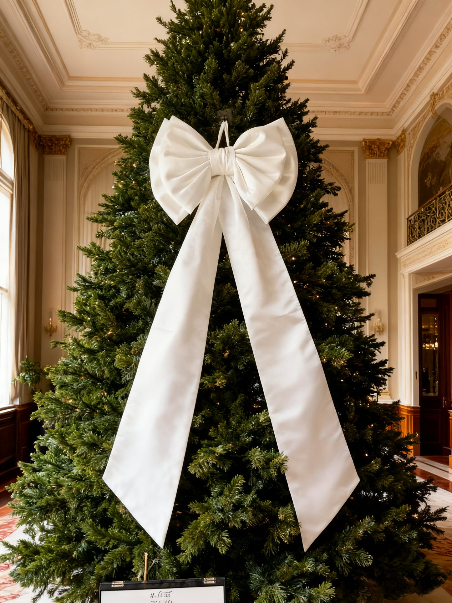 Satin Christmas Bow