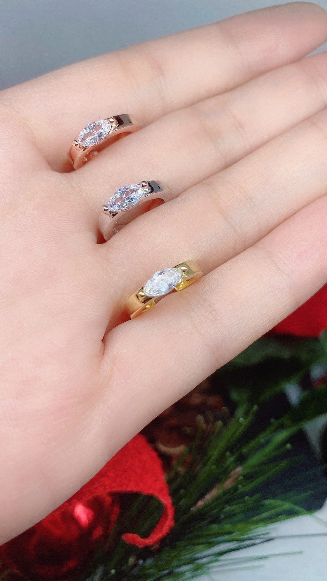 Bieauli Earrings Small Gold Band Clip Earrings