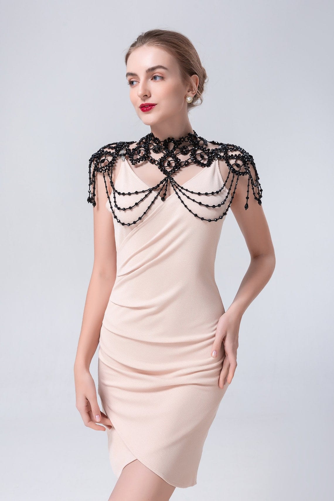 Bieauli Jewellery London Shoulder Jewelry Vintage Bridal Statement Shoulder Necklace