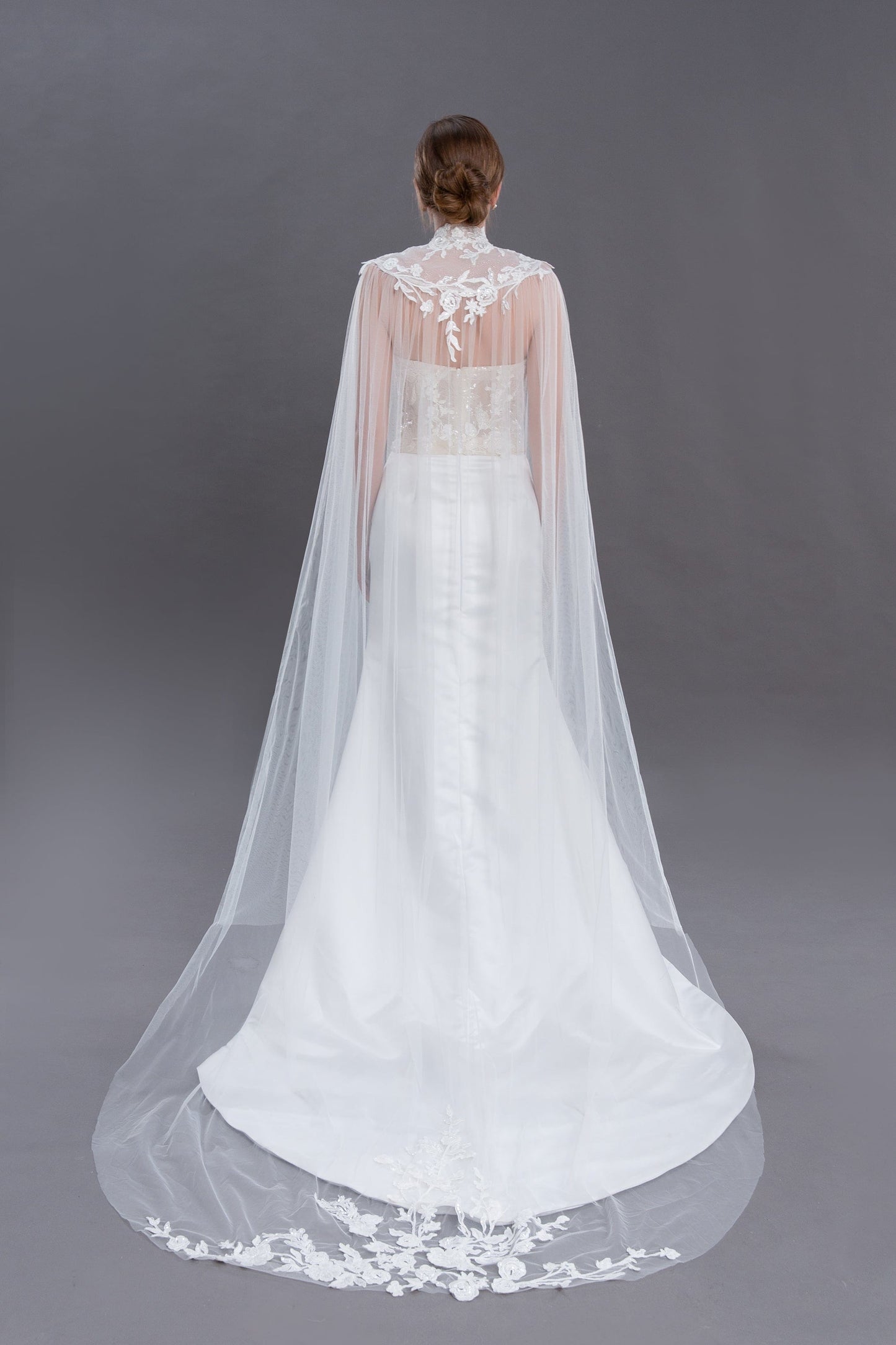 Bieauli veil IVORY Wedding Shawl, Light Ivory Brtdal Cape Wedding, Lace Shawl Veil, Bridal Lace Cloak, Shoulder Wedding Accessories, Cape Veil