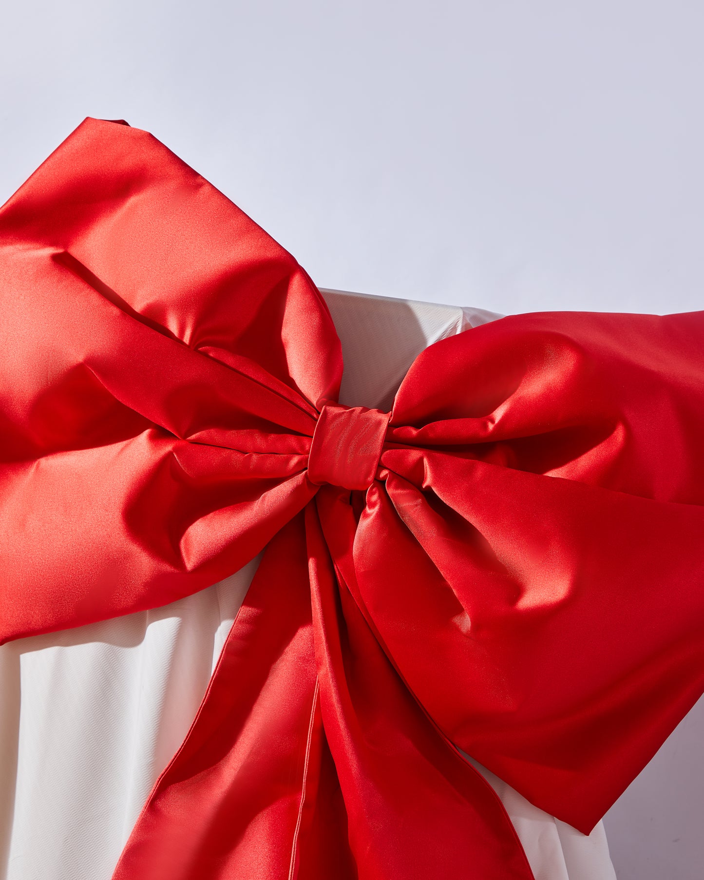 Red decorative bow