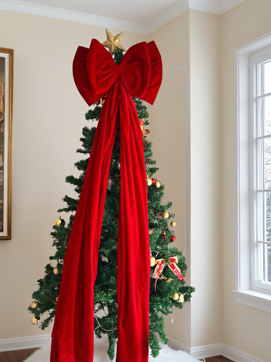 Red Christmas bow