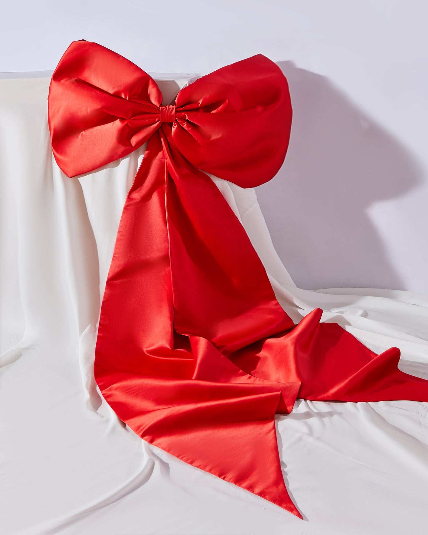 Red decorative bow