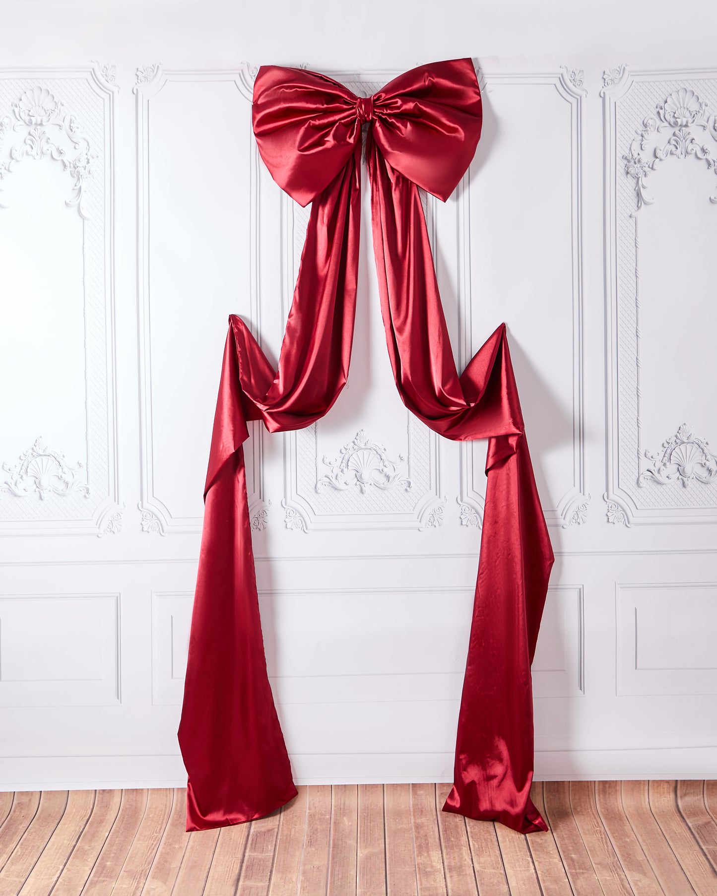 Simulation silk satin Christmas tree decoration bow