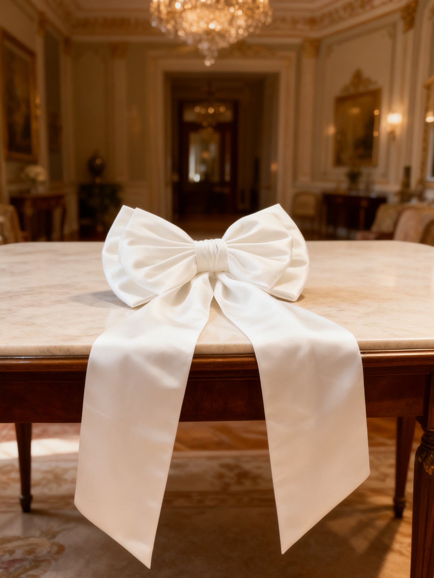 Satin Christmas Bow