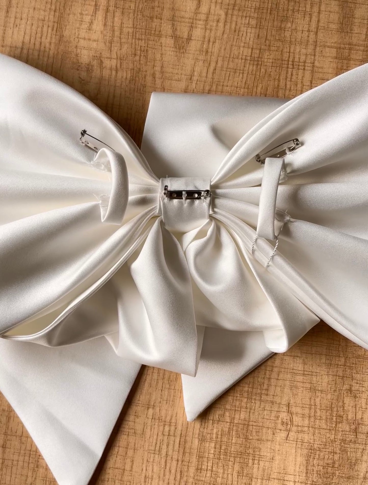 Wedding dress bow