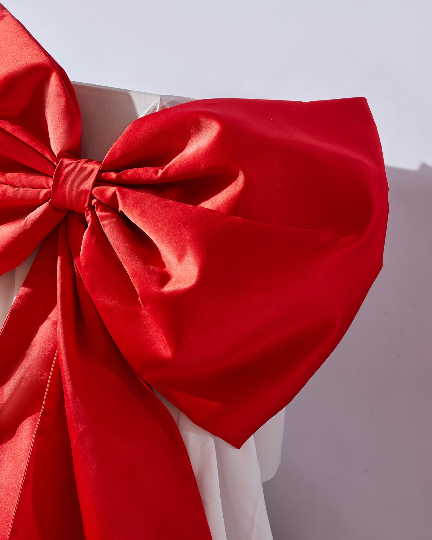 Red decorative bow