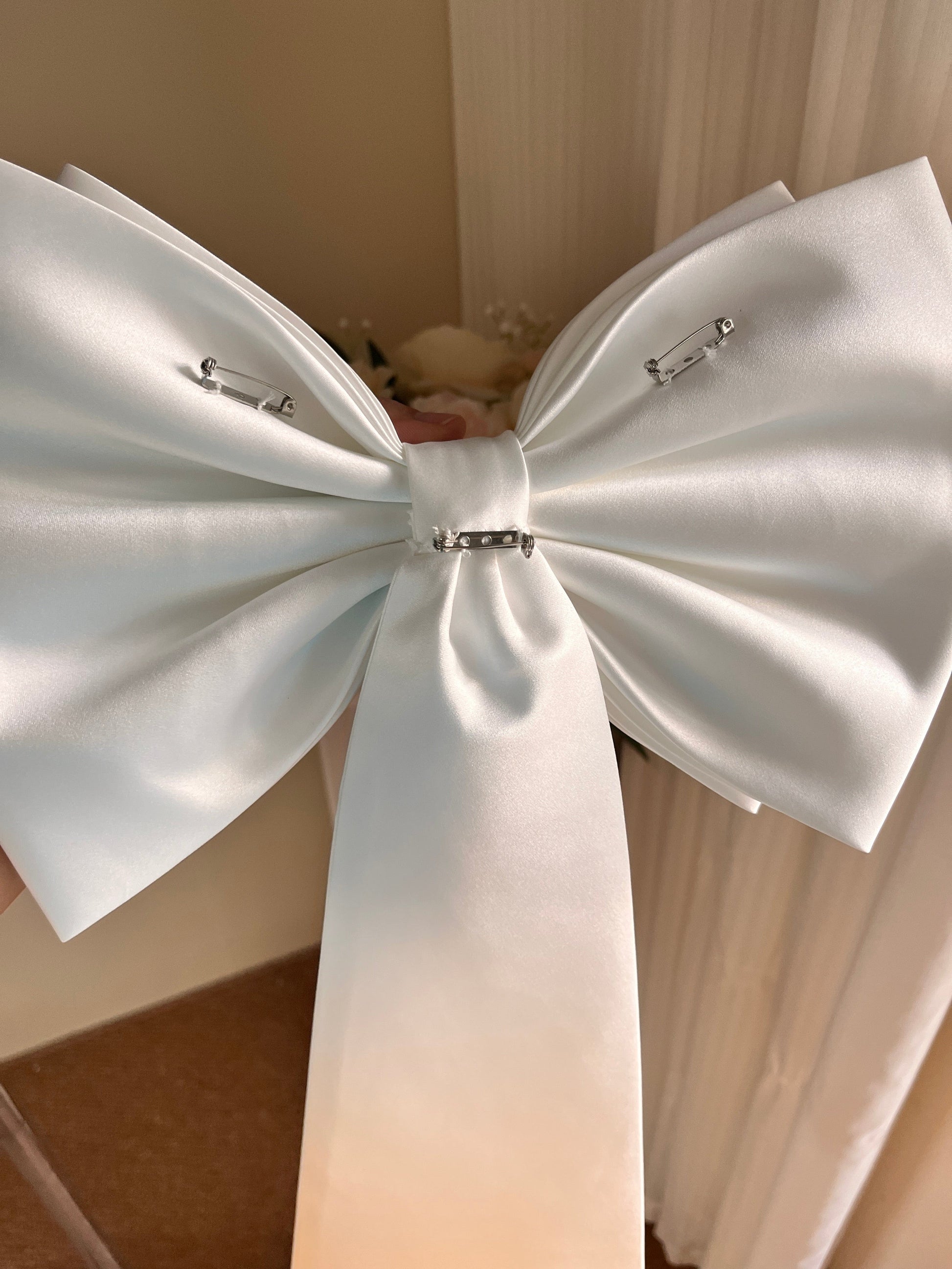 Bieauli BOW Detachable bows, bar mitzvah bows, belt bows, dress bow accessories, children's skirt bows, bridal accessories, wedding accessories