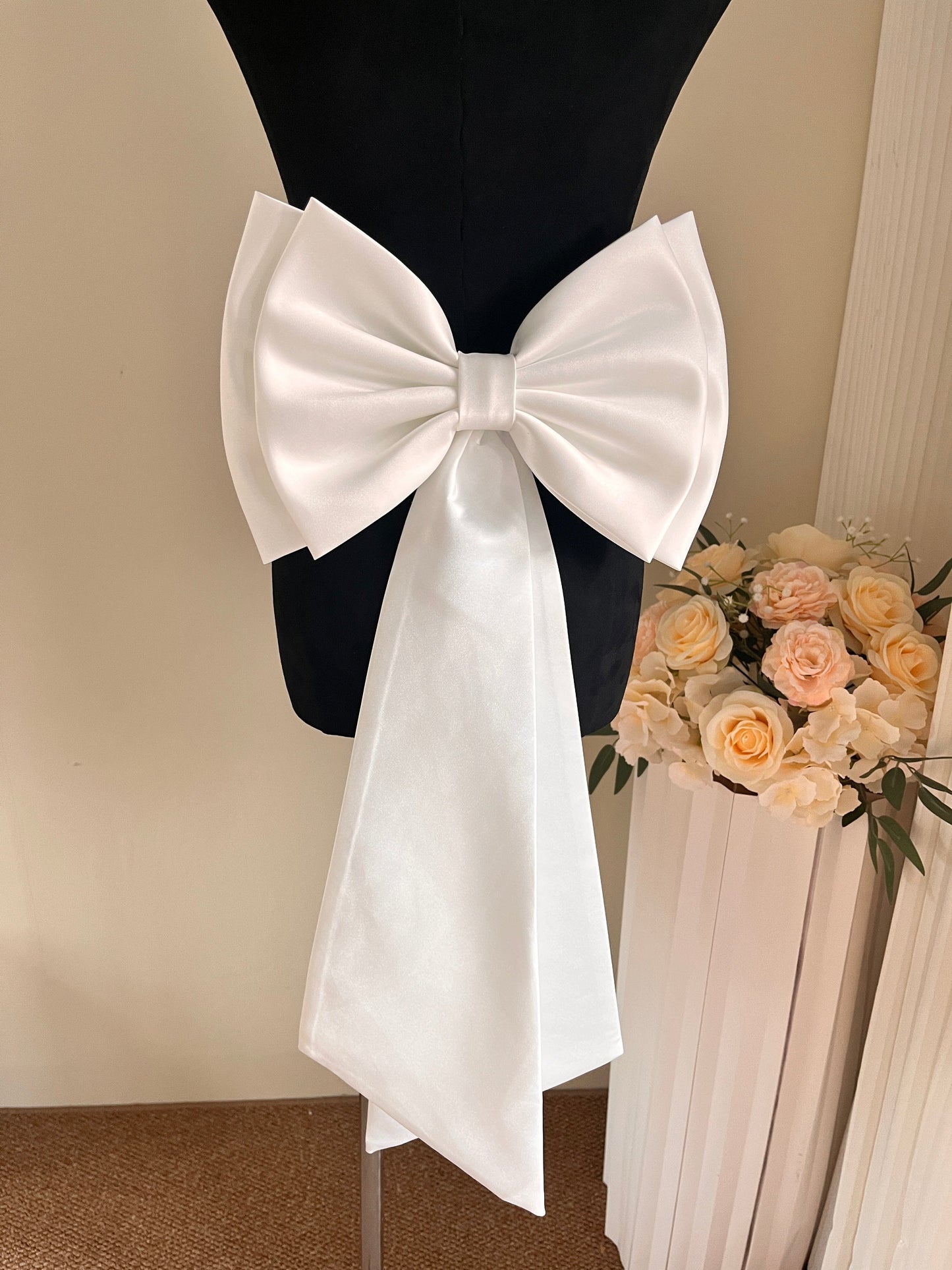 Bieauli BOW Detachable bows, bar mitzvah bows, belt bows, dress bow accessories, children's skirt bows, bridal accessories, wedding accessories