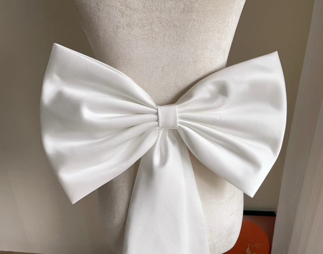 Bieauli BOW Women's satin bows, bridal wedding bows, bow decorative ribbons, women's dress bows, wedding bridesmaid bows, classic dress bow accessories,