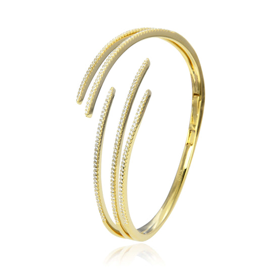 Bieauli Bracelet Triple Strand Gold Bracelet