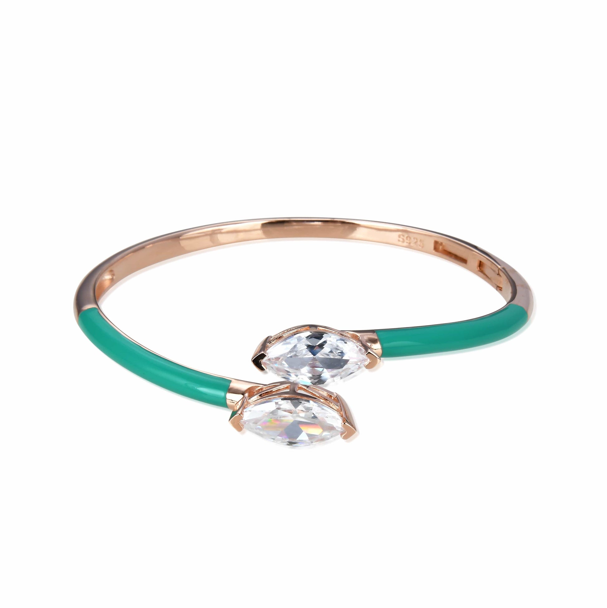 Bieauli Bracelet Twin Stone Bracelet