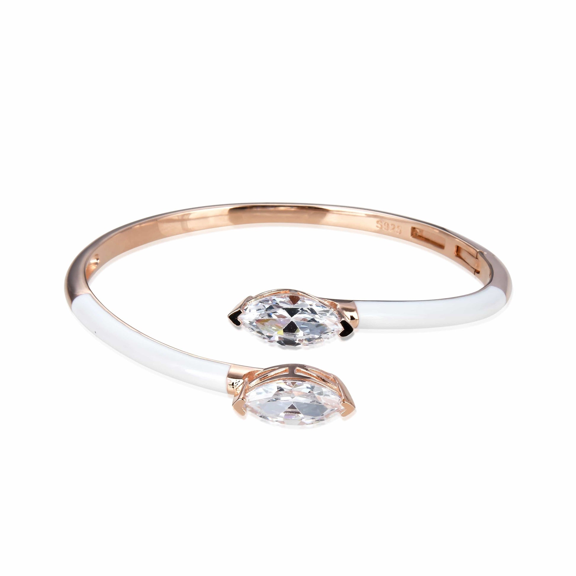 Bieauli Bracelet Twin Stone Bracelet