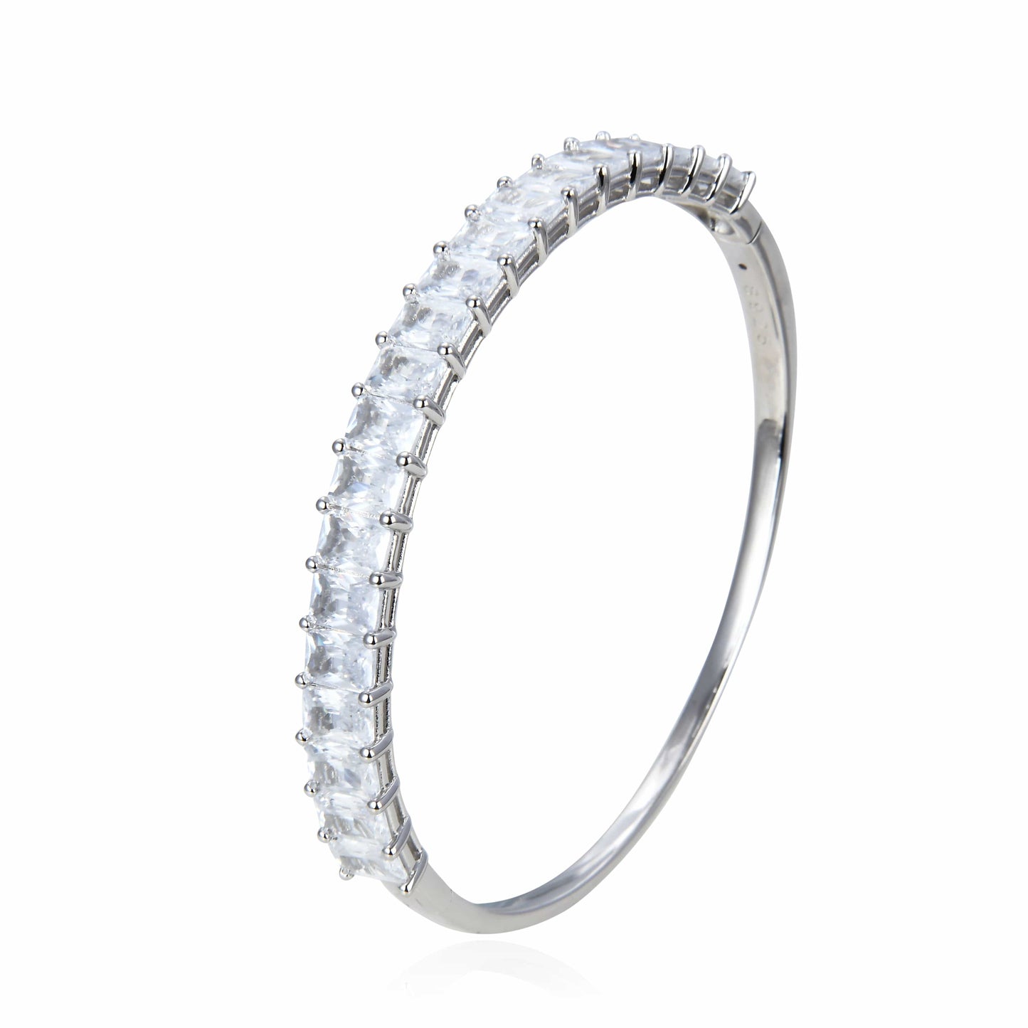 Bieauli Bracelet White Gold Zirconia Bracelet