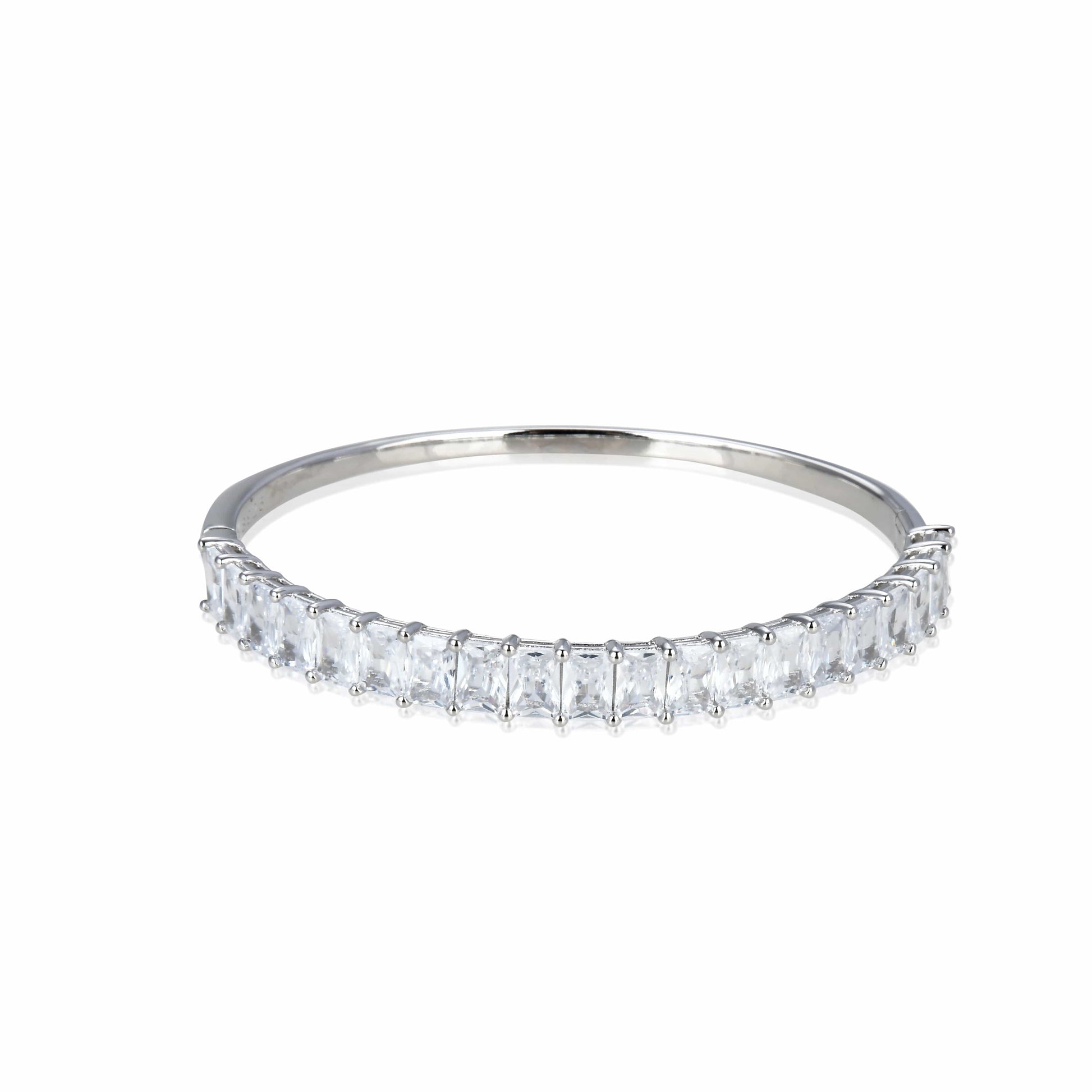 Bieauli Bracelet White Gold Zirconia Bracelet