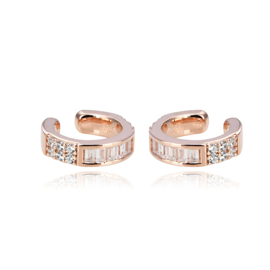 Bieauli Earrings Gold Band Clip Earrings