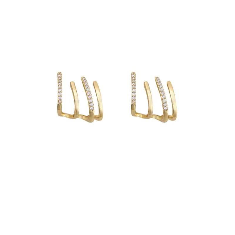 Bieauli Jewellery London Earrings Four-claw Ear Row Earrings