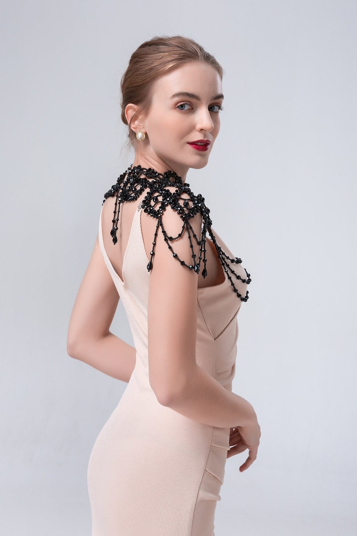 Bieauli Jewellery London Shoulder Jewelry Vintage Bridal Statement Shoulder Necklace