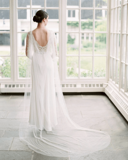 Bieauli  veil Wedding cape, Bridal cape veil, Shoulder veil, Bridal cape, Bridal back necklace, Back jewelry, Cape veil wedding