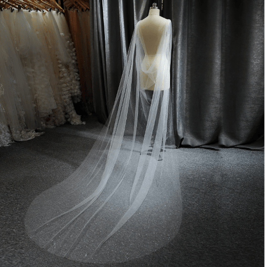 Bieauli  veil Wedding cape, Bridal cape veil, Shoulder veil, Bridal cape, Bridal back necklace, Back jewelry, Cape veil wedding